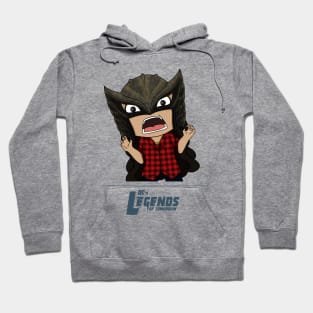 Zari Tomaz Wearing Hawkgirl Mask Hoodie